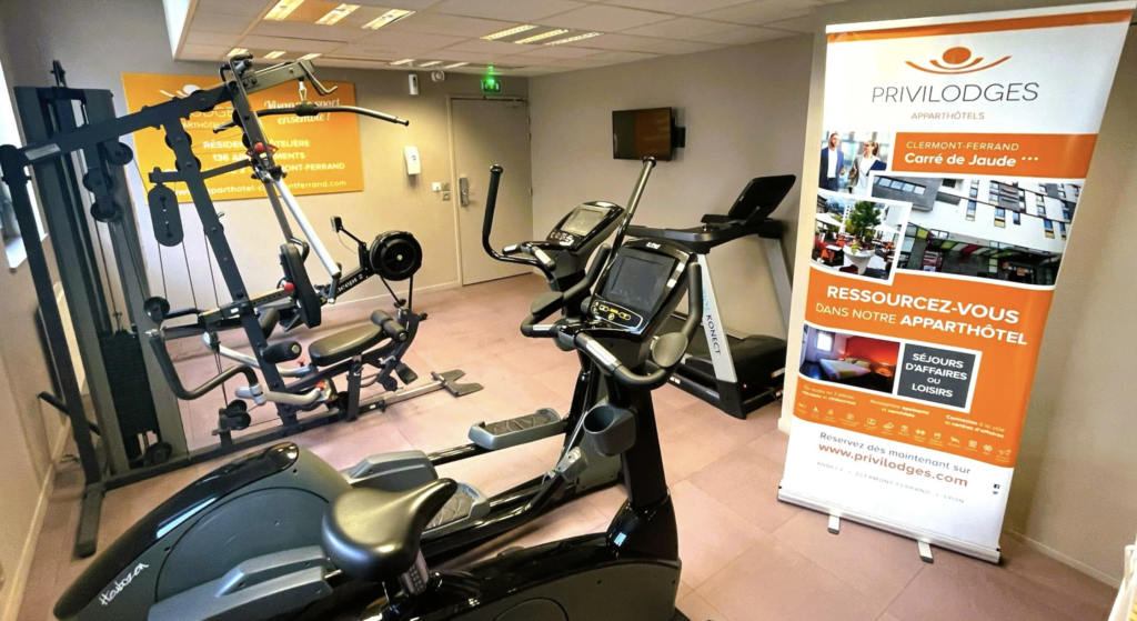 Privilodges Jaude salle de fitness